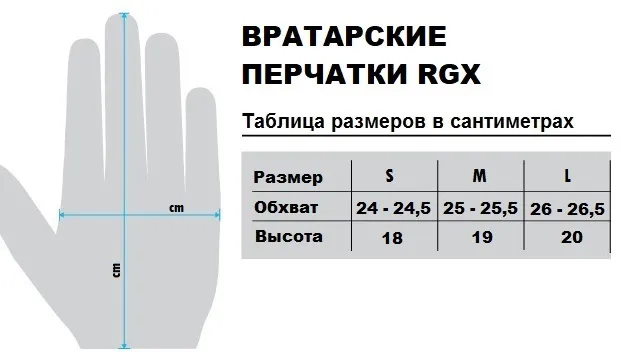 Перчатки вратаря RGX-GFB05 Yellow/Black