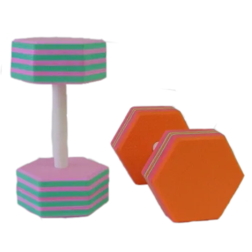 Аквагантели шестигранные