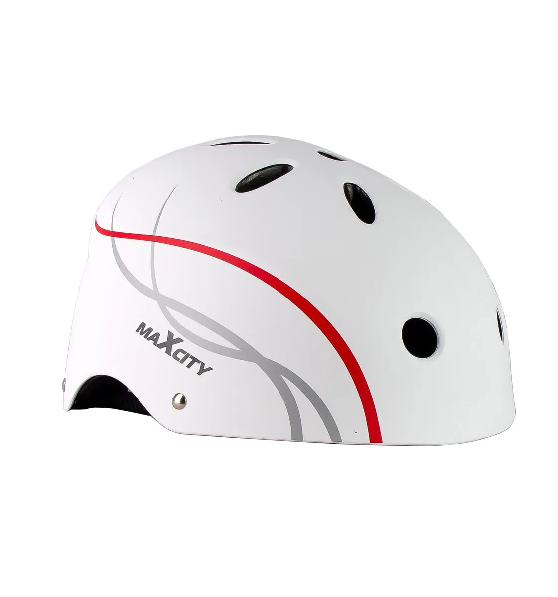 Шлем детский MaxCity ROLLER LINER white
