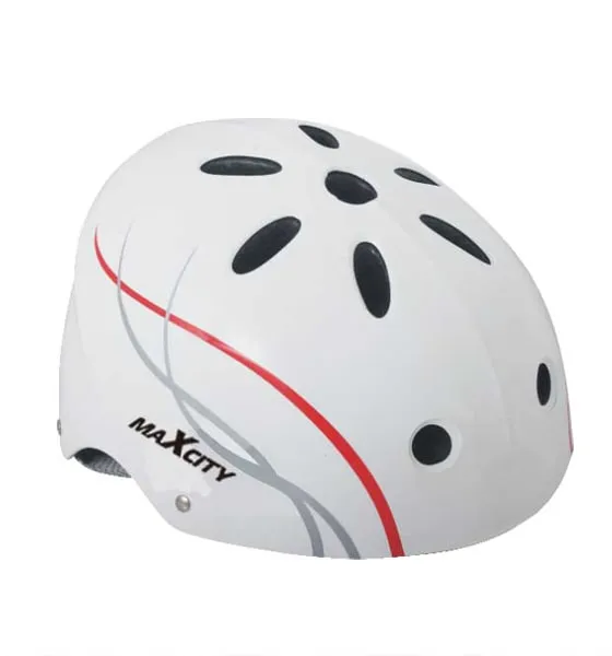 Шлем детский MaxCity ROLLER LINER white