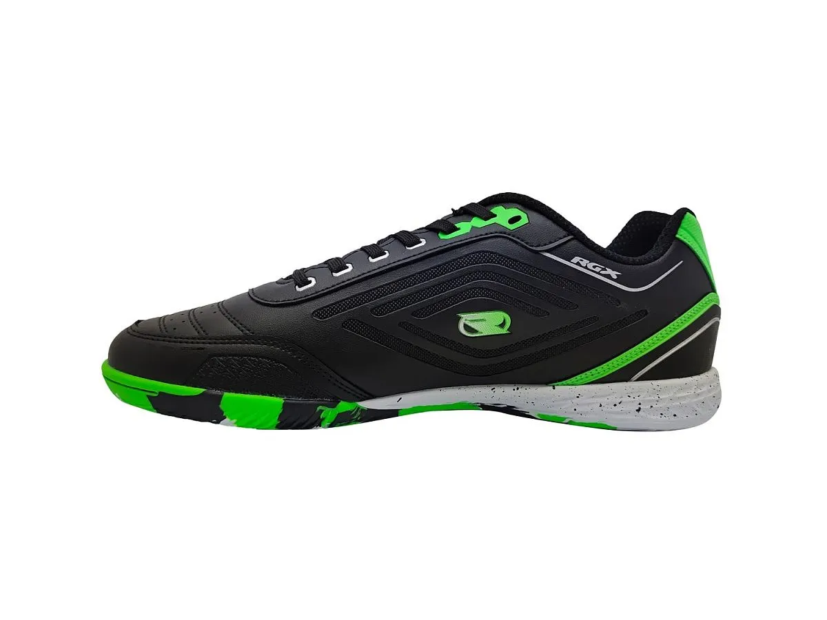 Бутсы зальные SB-M-061 Black/Green детские