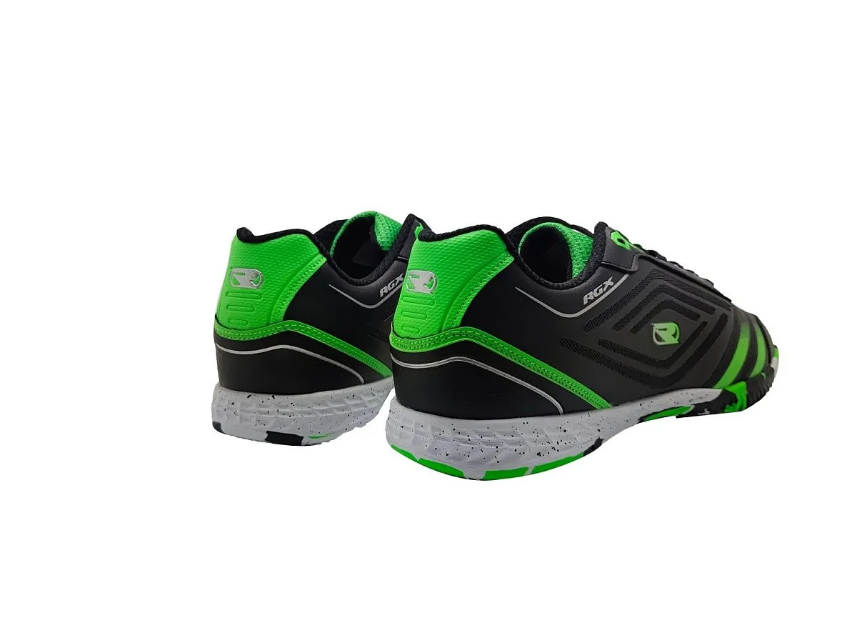 Бутсы зальные SB-M-061 Black/Green детские