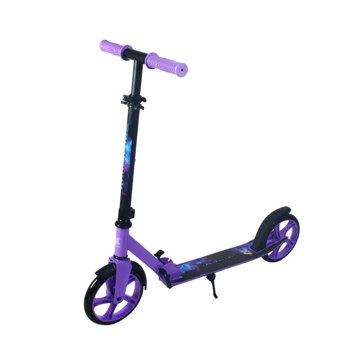 Самокат CK-SA200-1 200мм violet (фонарь и наклейка в подарок)