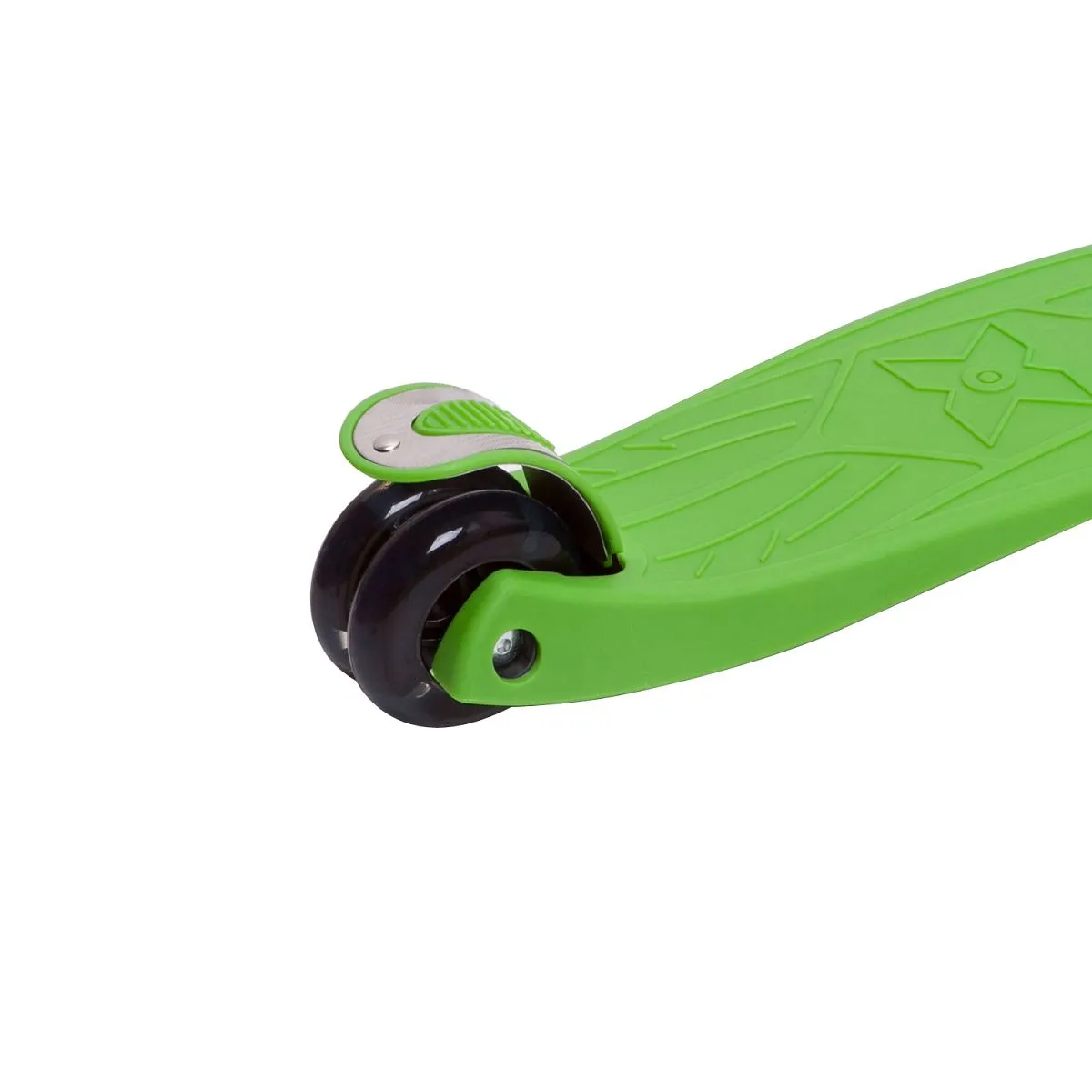 Самокат MAXI LED 120/80мм green