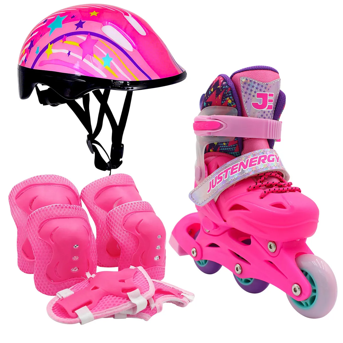 Роликовый комплект JE-SK-P580-54-SET Pink