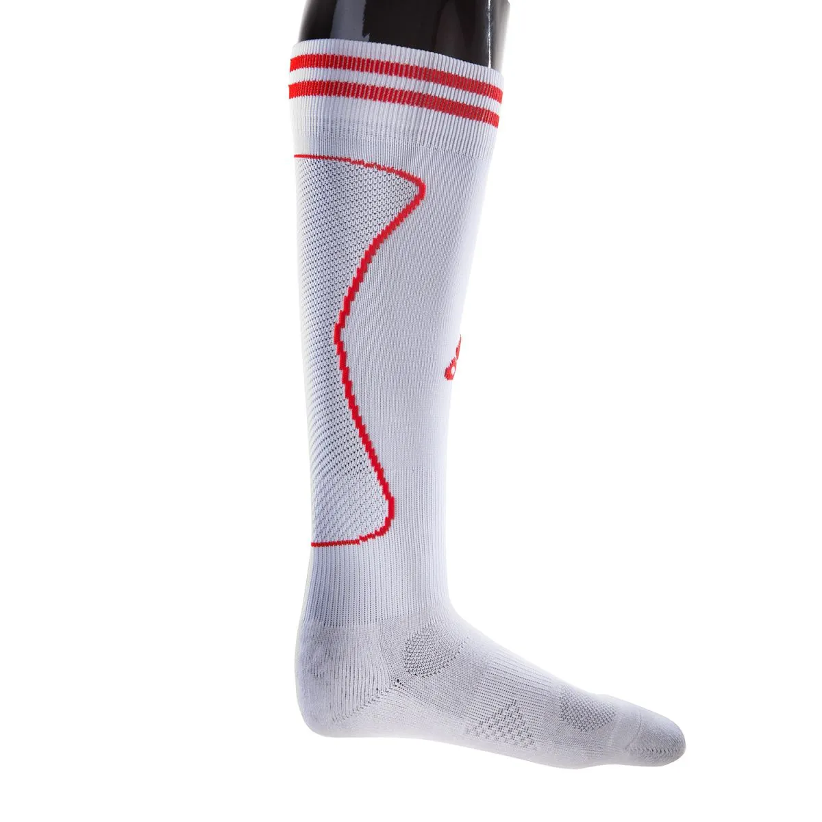 Гетры футбольные S-20  WHT/RED