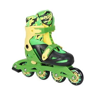 Раздвижные роликовые коньки Game green