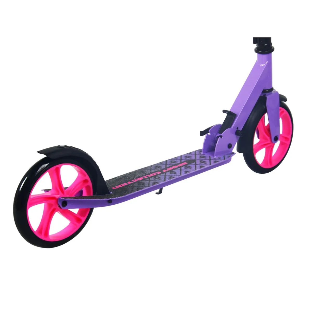 Самокат CK-SA200-2 200мм violet (фонарь и наклейка в подарок)