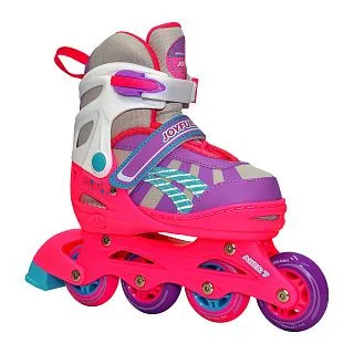Раздвижные роликовые коньки JOYFULL Pink