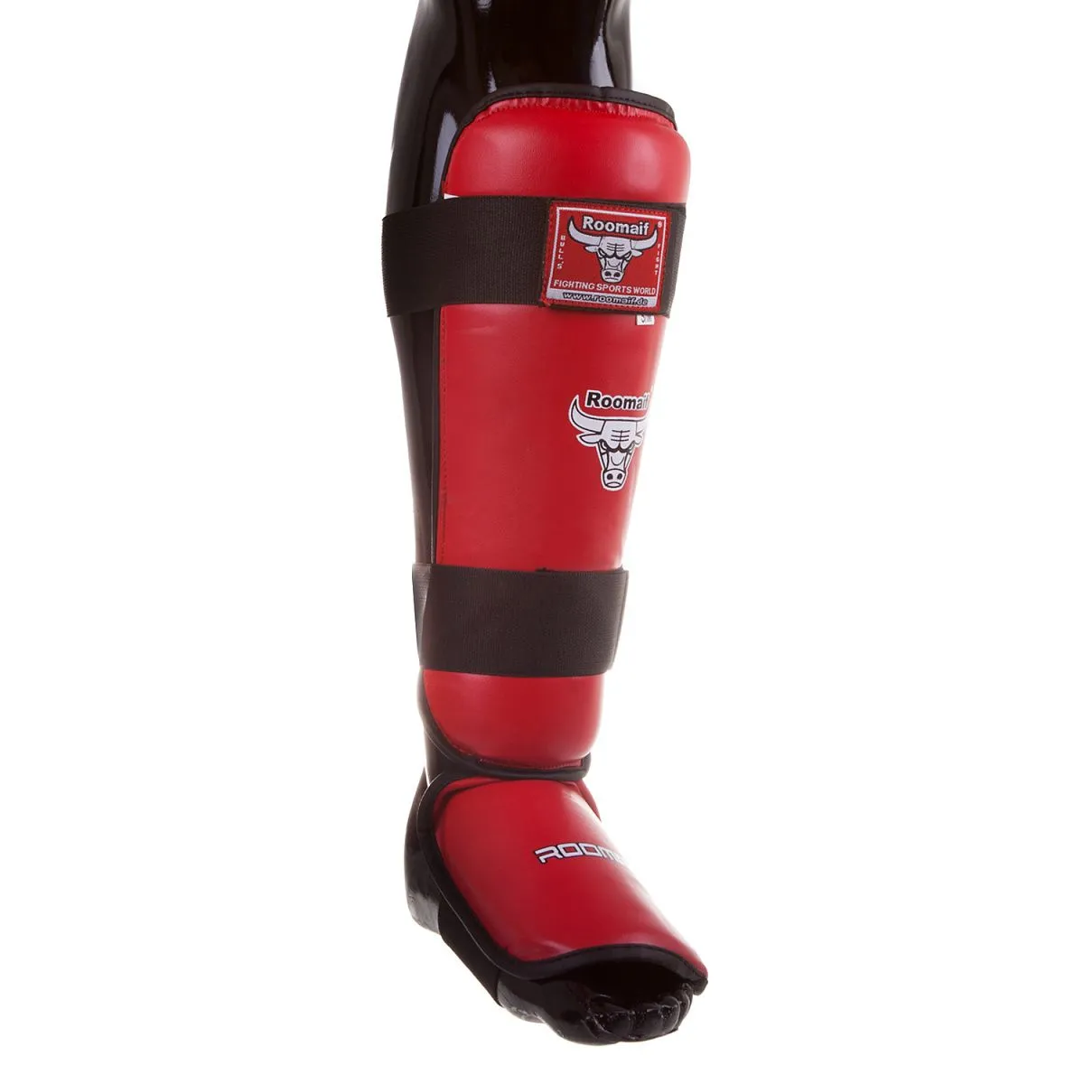 Щитки-полуфуты RKS-224 Red/Black 