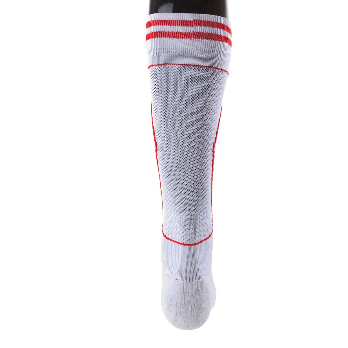 Гетры футбольные S-20  WHT/RED