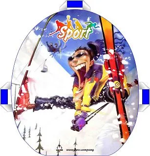 Ледянка мягкая Snowkid 50 см. Sport