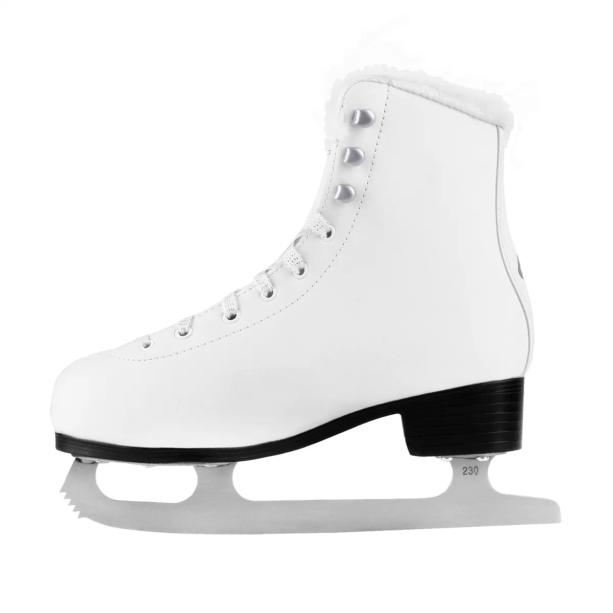 Фигурные коньки CK-SF2200 Silver (фонарик в подарок)