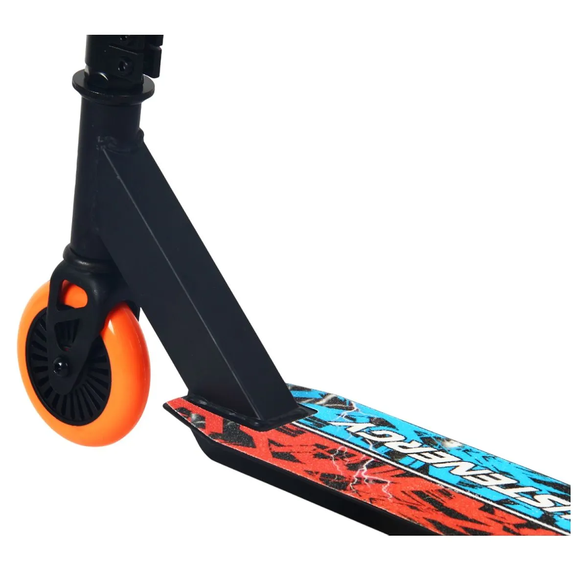 Самокат трюковый JE-ST100-20 100мм orange
