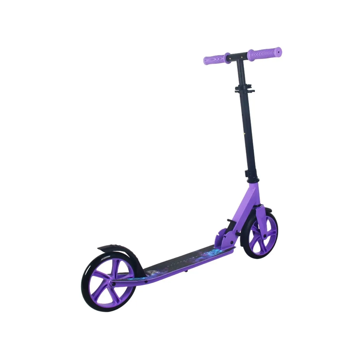 Самокат CK-SA200-1 200мм violet (фонарь и наклейка в подарок)