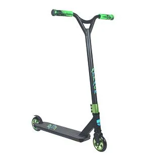 Самокат трюковый ATTACK HIC 110мм black/green