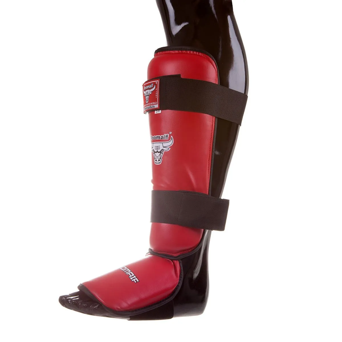 Щитки-полуфуты RKS-224 Red/Black 