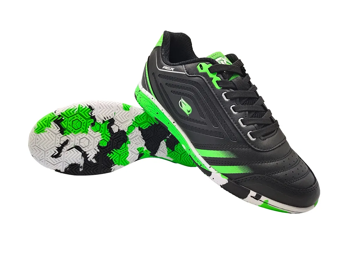 Бутсы зальные SB-ZAL-051 Black/Green