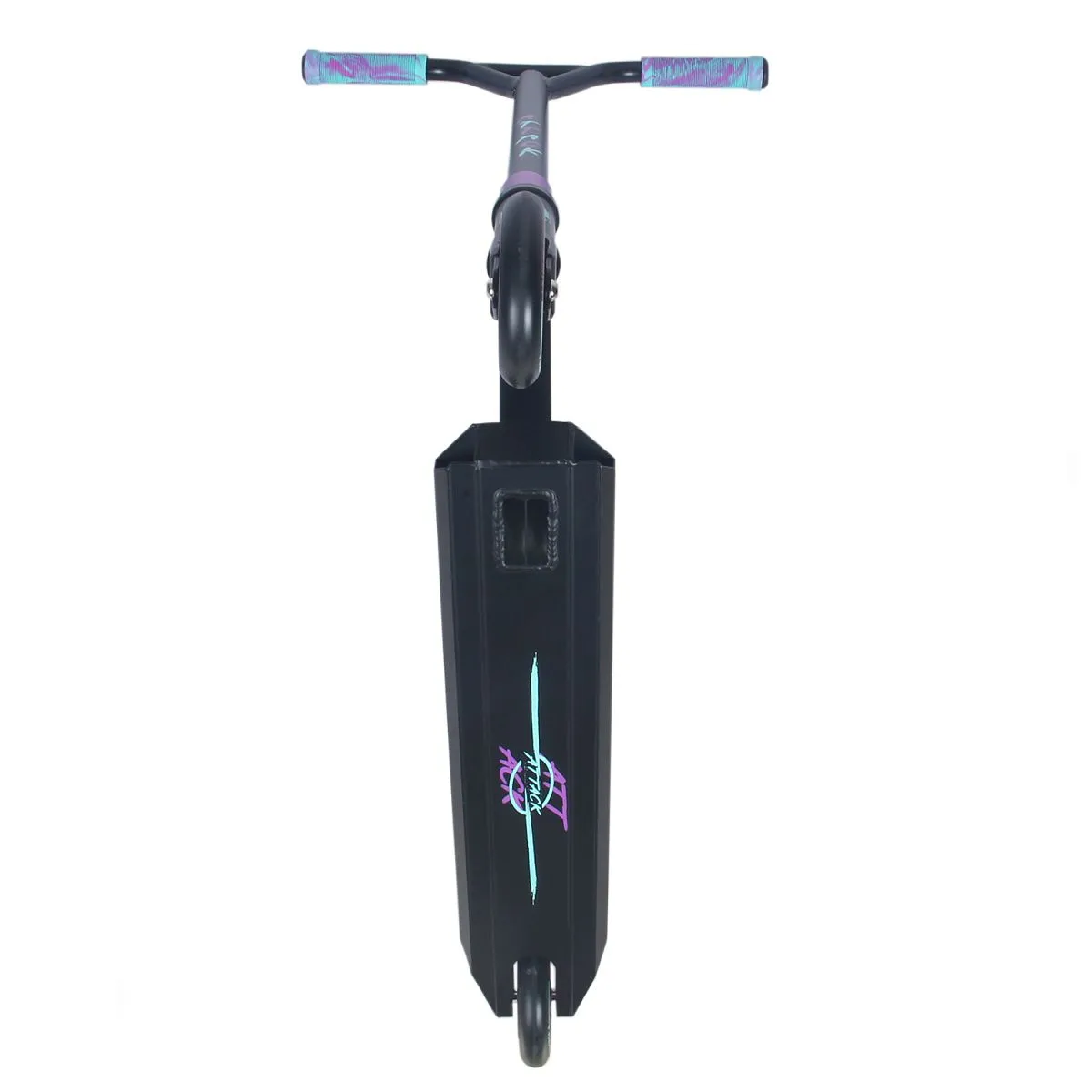 Самокат трюковый ATTACK HIC 110мм black/violet