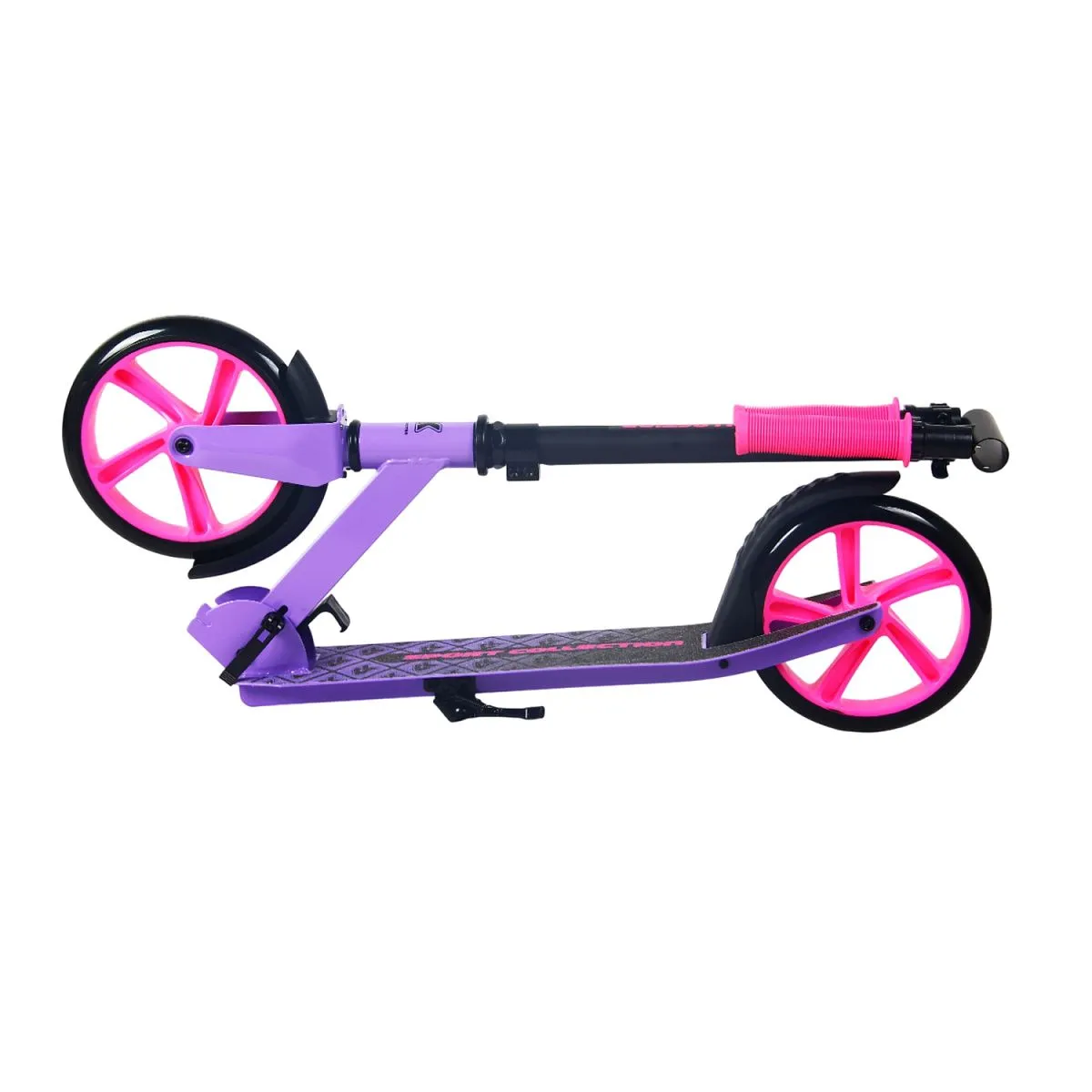 Самокат CK-SA200-2 200мм violet (фонарь и наклейка в подарок)