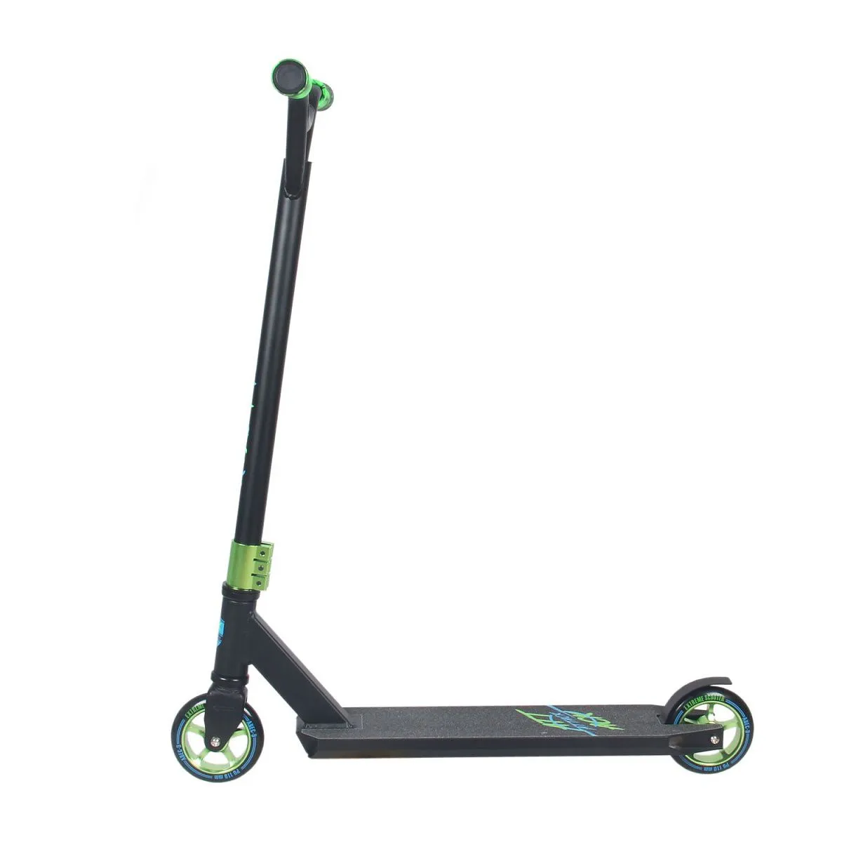 Самокат трюковый ATTACK HIC 110мм black/green