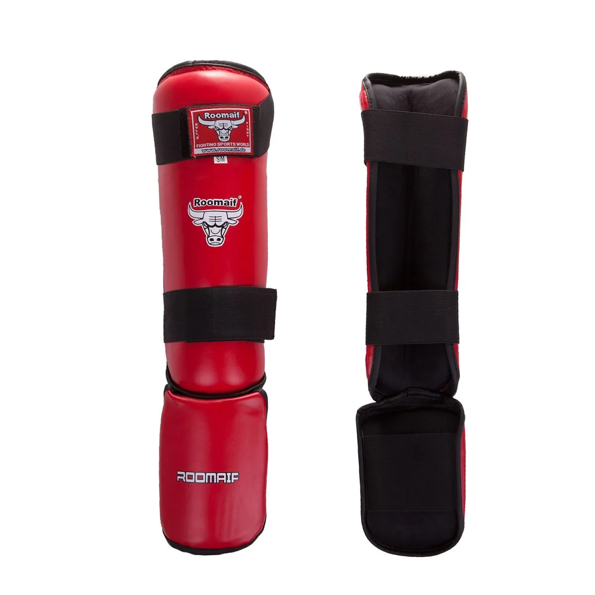 Щитки-полуфуты RKS-224 Red/Black 