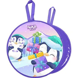 Ледянка мягкая круглая NIKA (450 мм.) Пингвинята