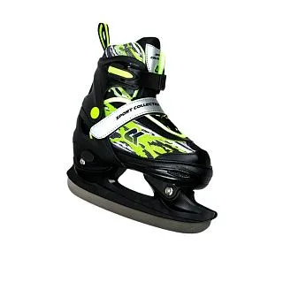 Раздвижные коньки CK-SK1108 Green (светящийся ремешок в подарок)