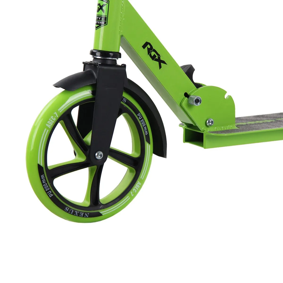 Самокат NXS 200мм green (100% алюминий)