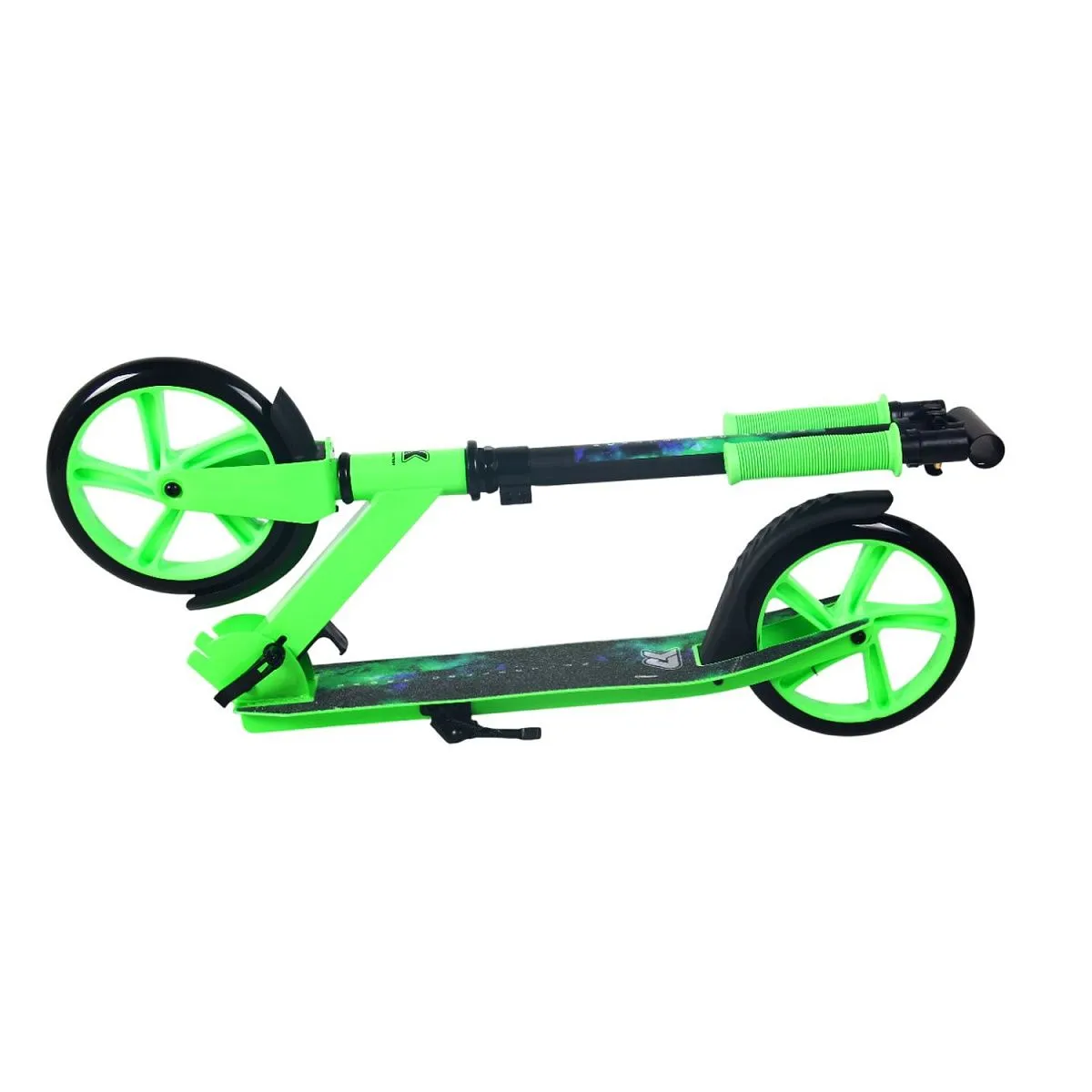 Самокат CK-SA200-1 200мм green (фонарь и наклейка в подарок)