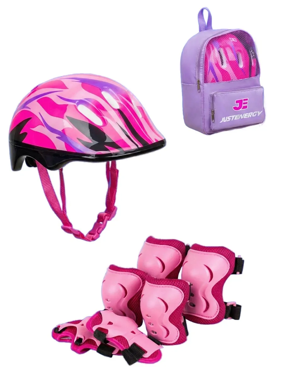 Набор (шлем, защита) JE-HP-G770 pink (2026)
