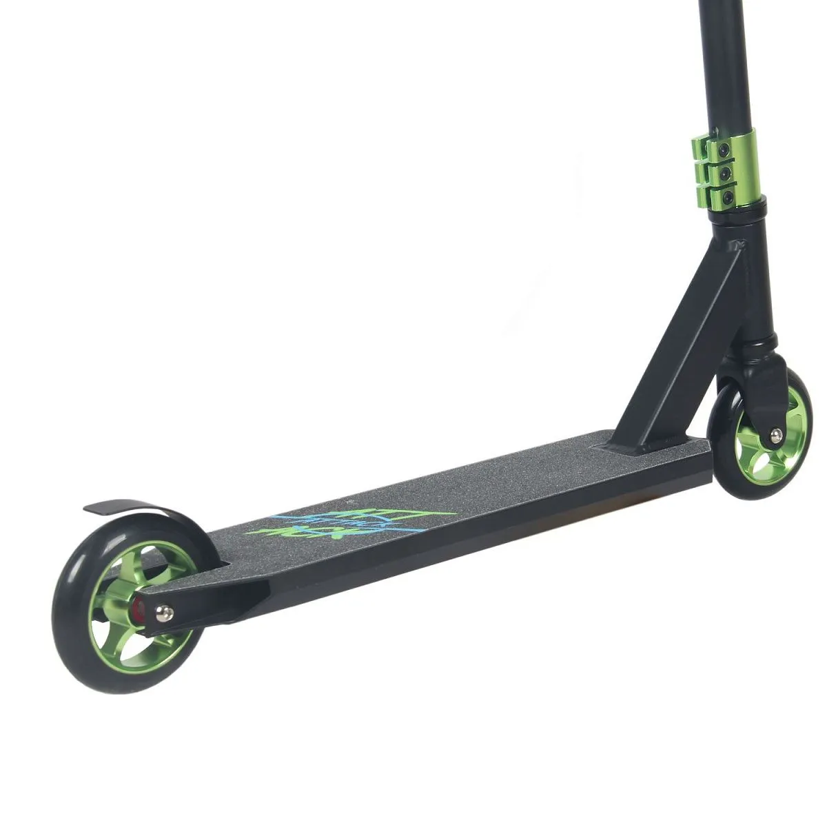 Самокат трюковый ATTACK HIC 110мм black/green