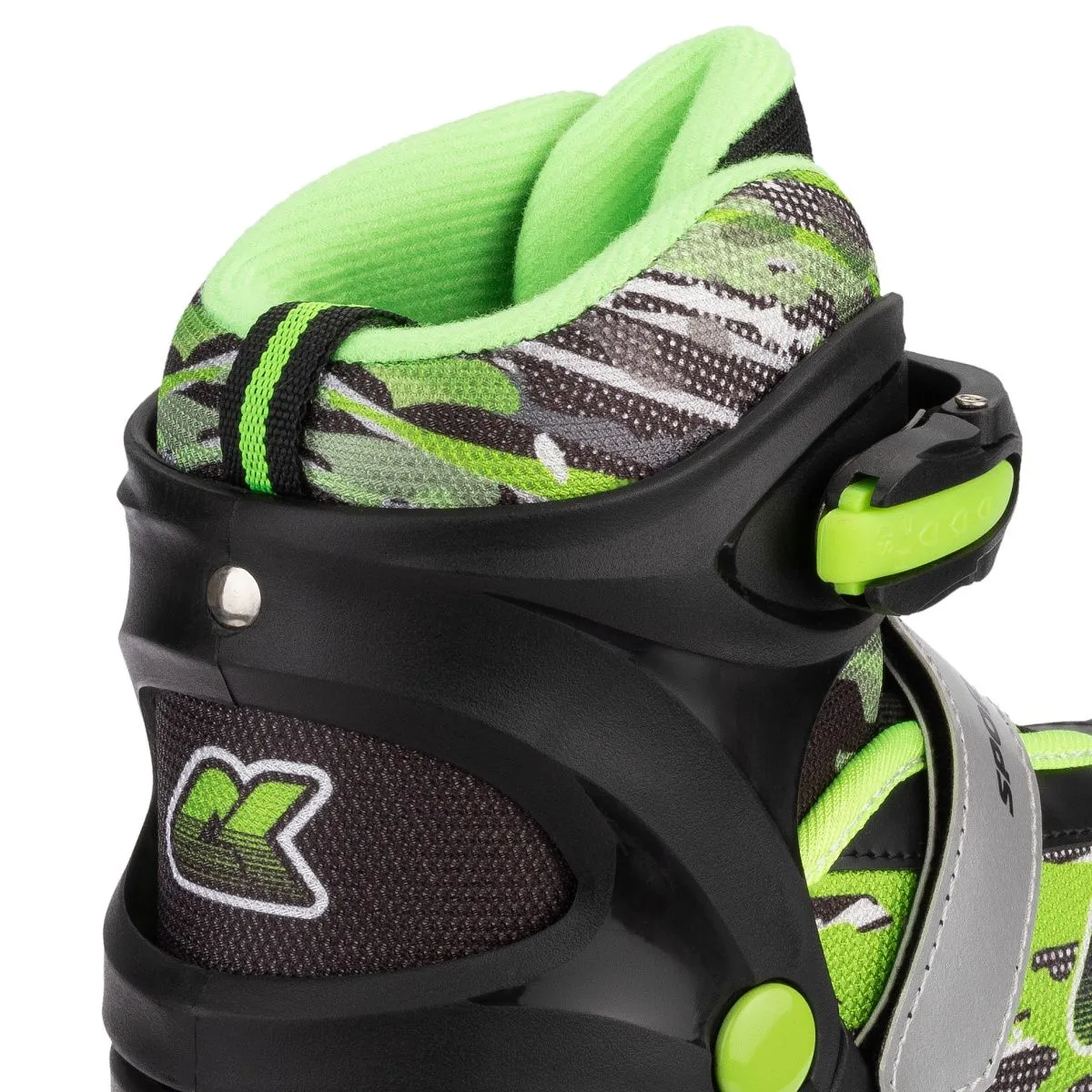 Раздвижные роликовые коньки Fntm Green