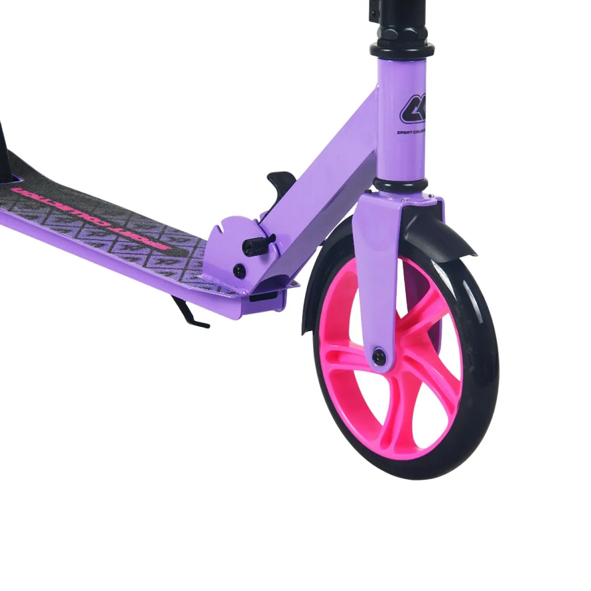 Самокат CK-SA200-2 200мм violet (фонарь и наклейка в подарок)