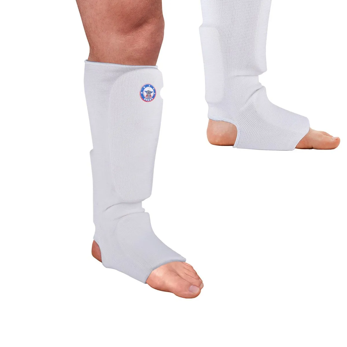 Защита голени для каратэ 7482 white