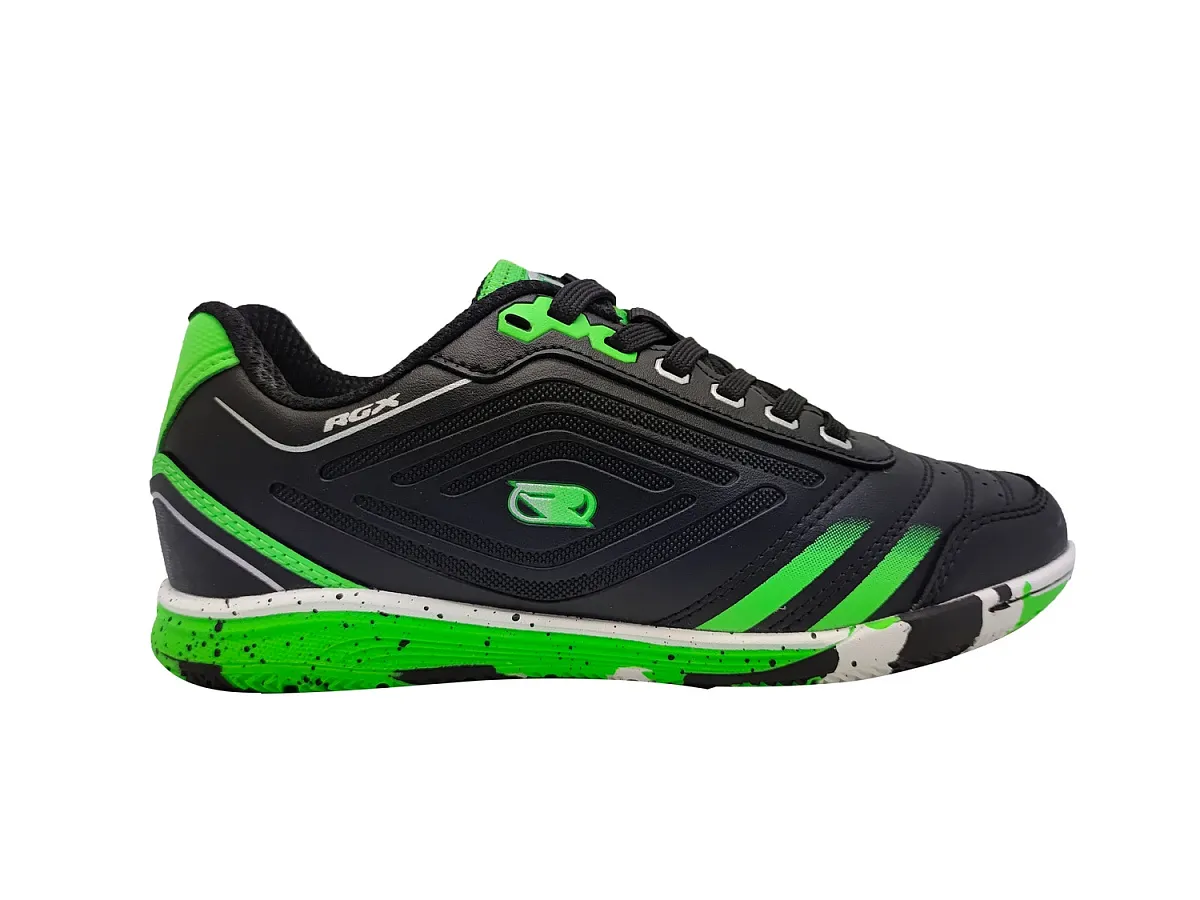 Бутсы зальные SB-ZAL-051 Black/Green