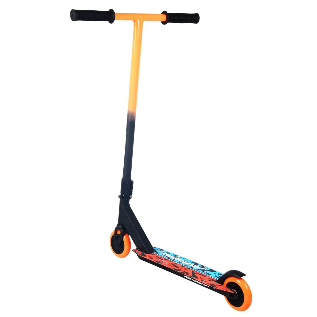 Самокат трюковый JE-ST100-20 100мм orange