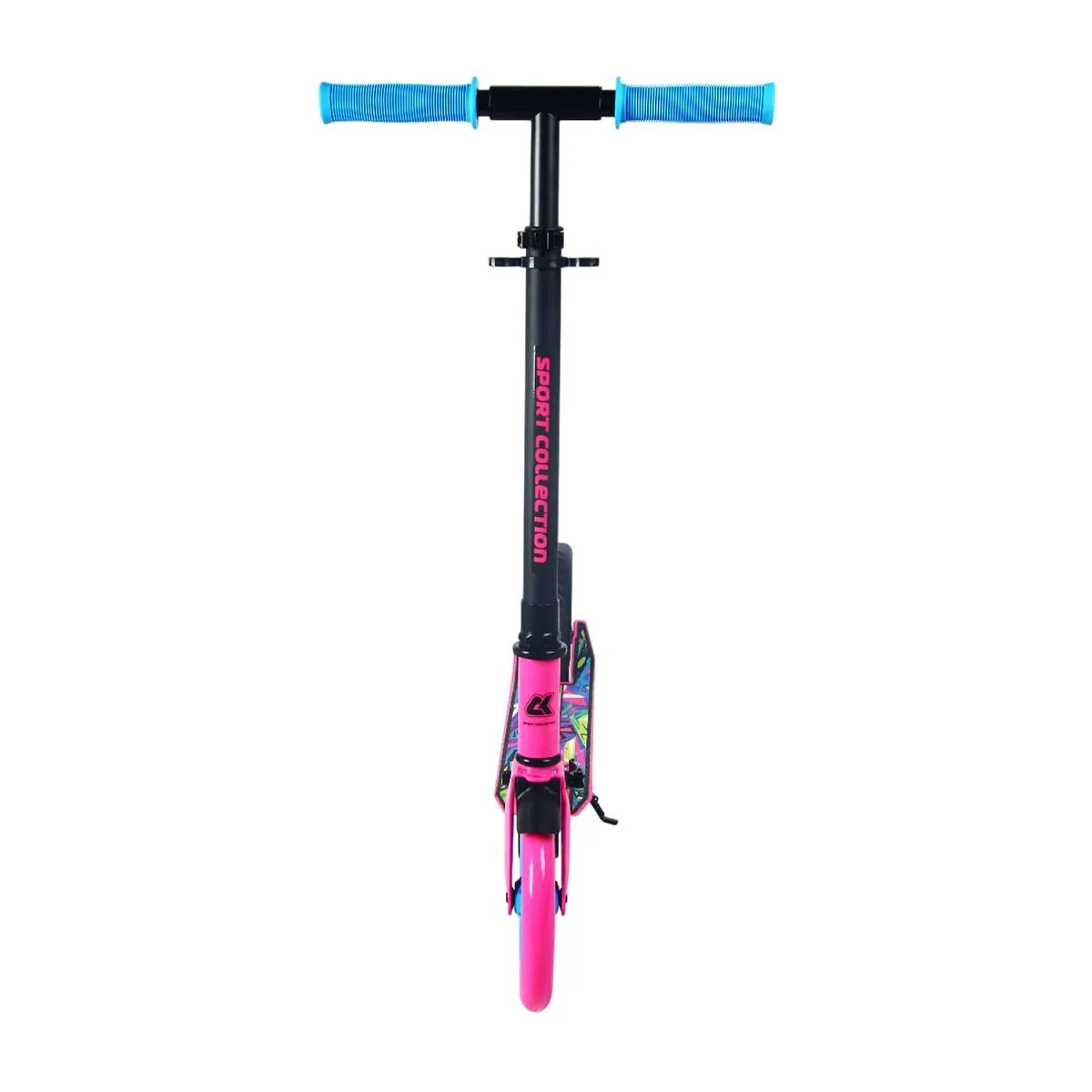 Самокат CK-SA200-3 200мм pink (фонарь и наклейка в подарок)