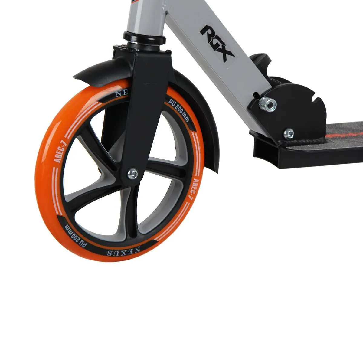 Самокат NXS 200мм orange (100% алюминий)