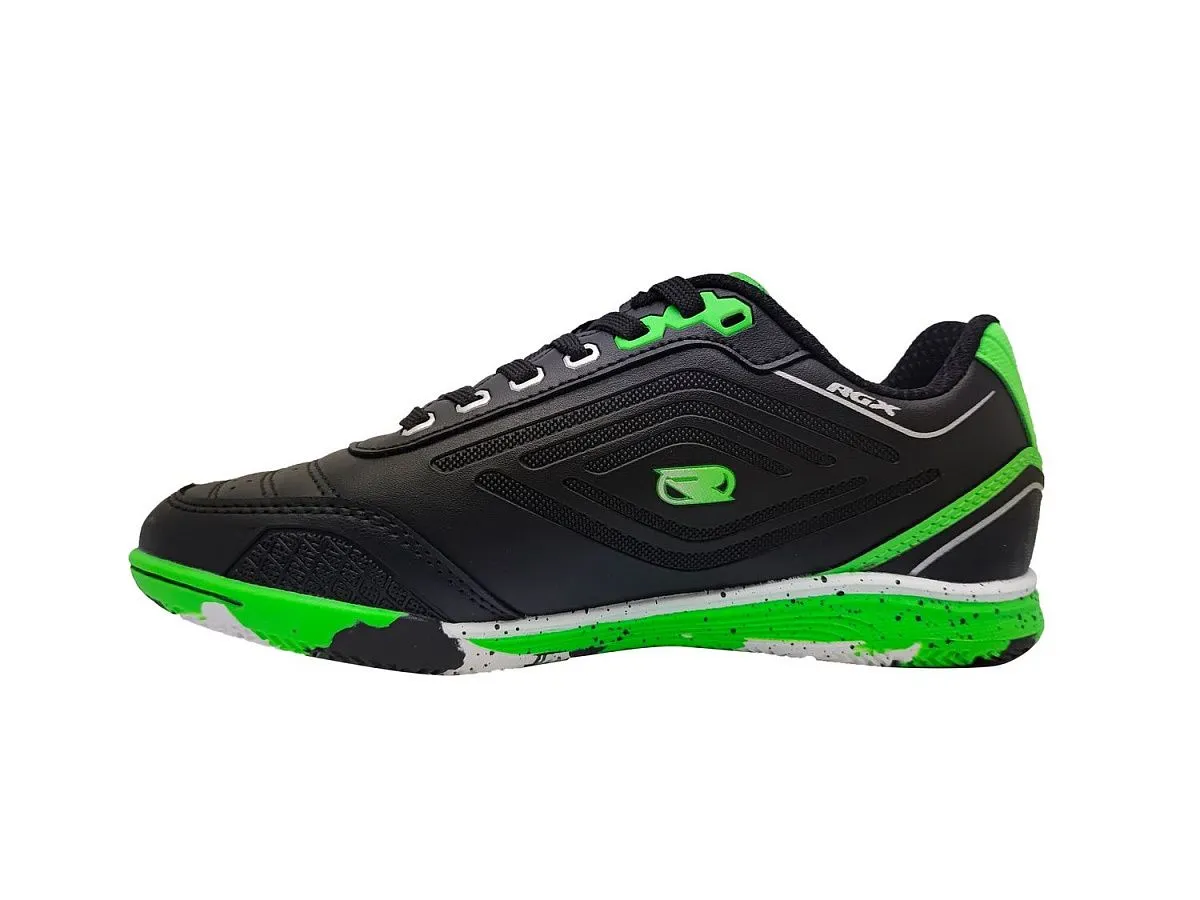 Бутсы зальные SB-ZAL-051 Black/Green детские