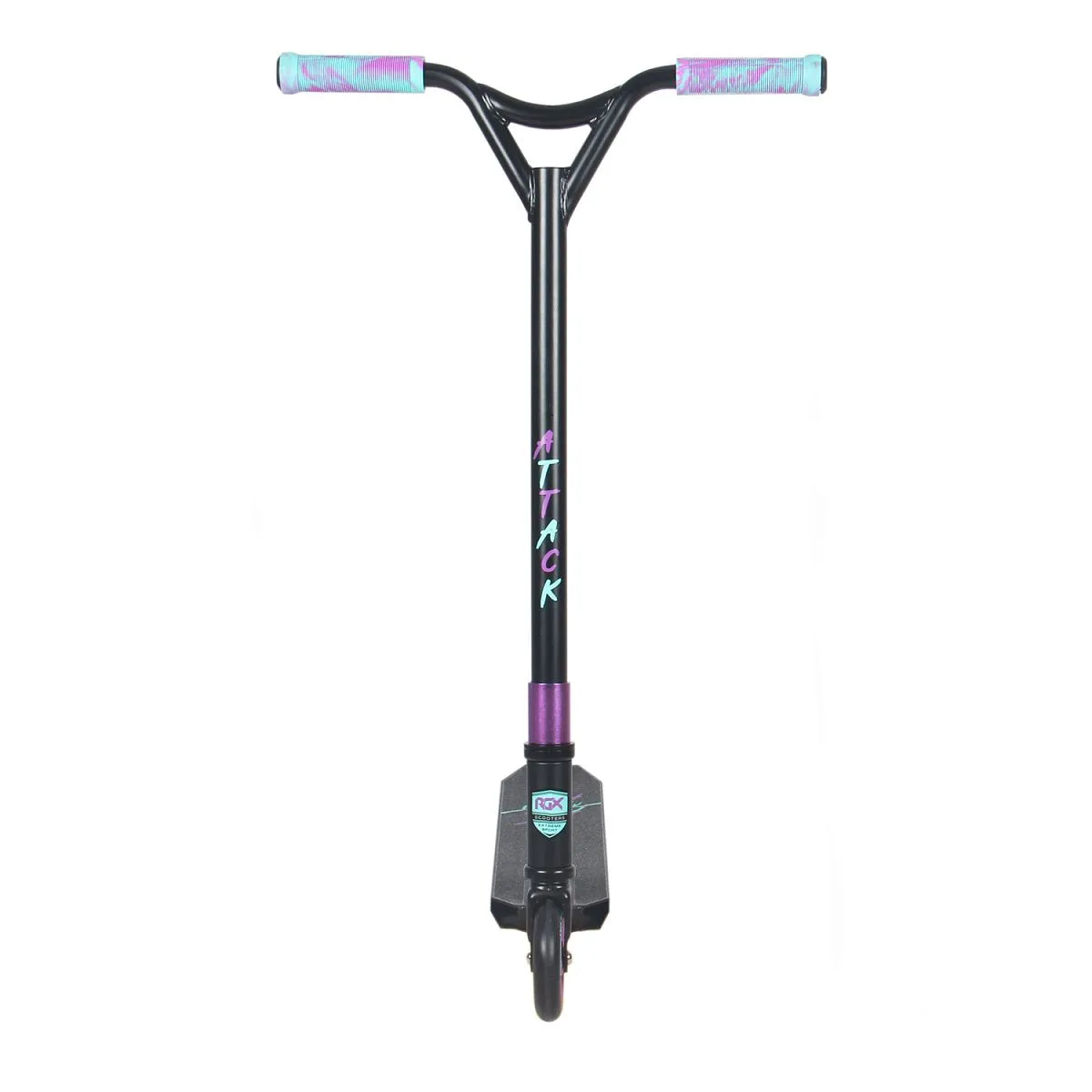 Самокат трюковый ATTACK HIC 110мм black/violet