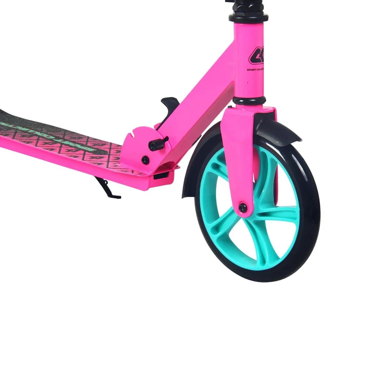 Самокат CK-SA200-2 200мм pink (фонарь и наклейка в подарок)