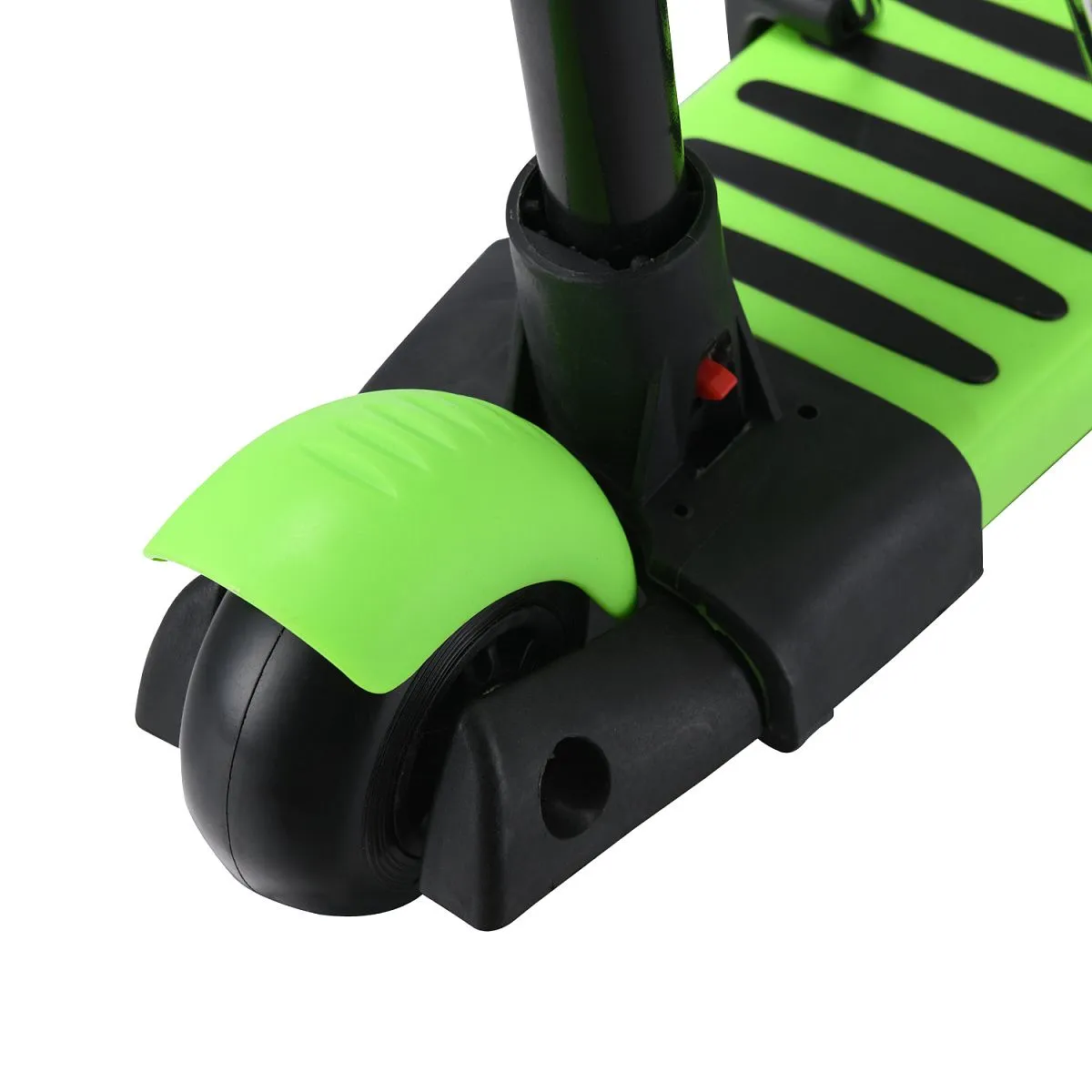 Самокат - беговел с ручкой BUGSY+ LED Green