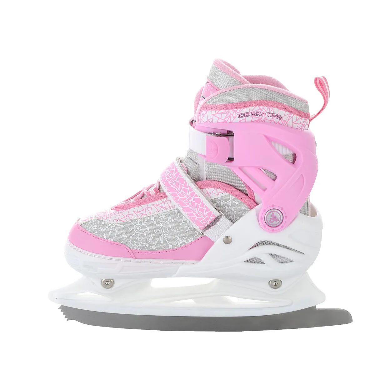 Раздвижные коньки Wntr pink (с мехом)