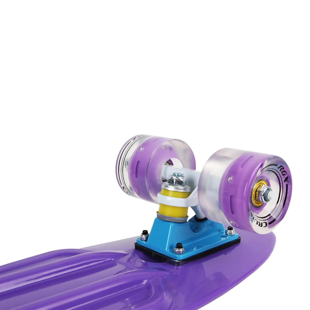 Мини-круизер PNB-01GW (22") Violet светящиеся колеса