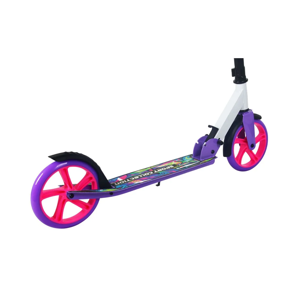 Самокат CK-SA200-3 200мм violet (фонарь и наклейка в подарок)