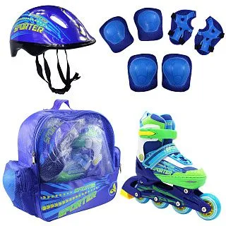 Роликовый комплект SPORTER blue