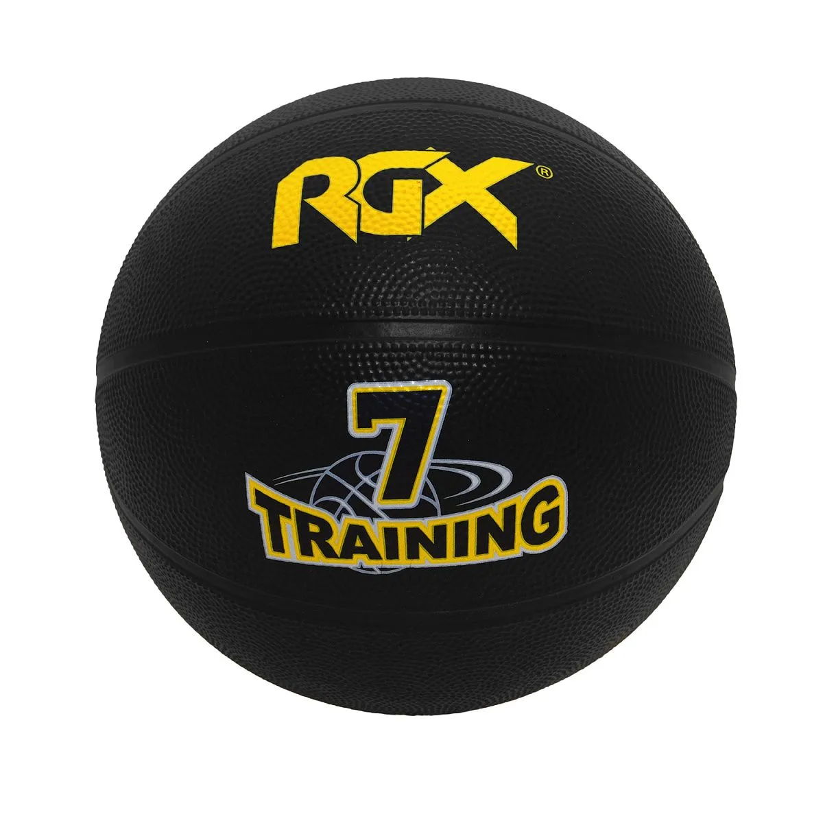 Мяч баскетбольный RGX-BB-09 Black/Yellow Sz7