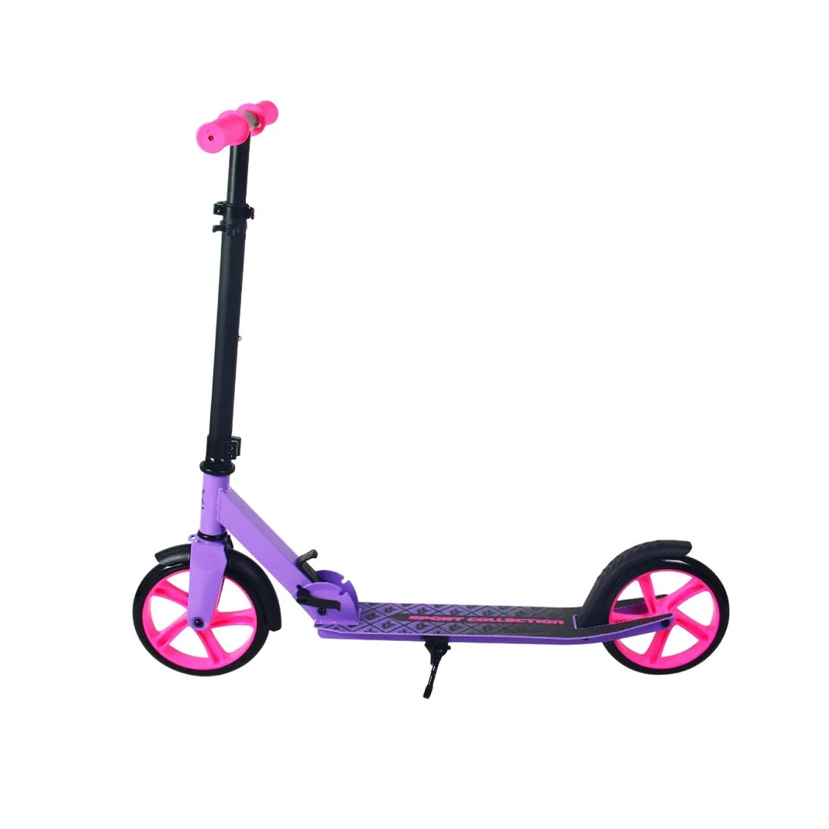 Самокат CK-SA200-2 200мм violet (фонарь и наклейка в подарок)