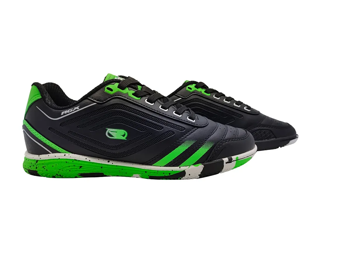 Бутсы зальные SB-ZAL-051 Black/Green